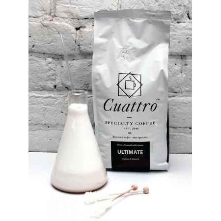 Кофе в зернах CUATTRO Ultimate (упаковка 1 кг)